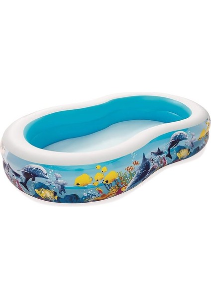 Family Pool Sea Ground, 262 x 157 x 46 Cm, Çok Renkli