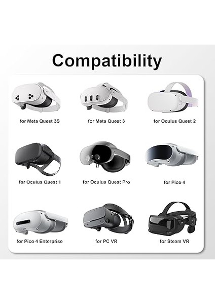 Quest 3 Şarj Bağlantısı Kablosu, Oculus Meta 3s Vr Için Şarj Kablosu, Pro, Pico 4, Pc, Buhar, Yüksek Hızlı Veri, 16.4ft, Kesintisiz Oynanış fiyatları