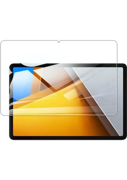 Xiaomi Poco Pad 12.1" Tablet Ile Uyumlu Nnao Esnek Cam Ekran Koruyucu