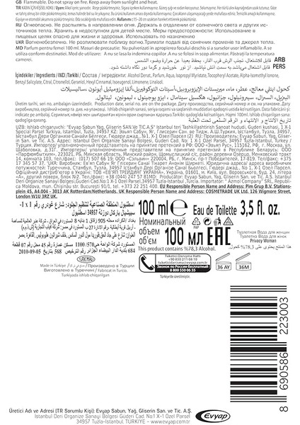 Women Edt, 100 Mililitre fiyatları