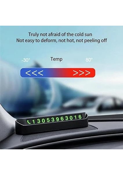 Araç Içi Park Telefon Numarası Fosforlu Numaratör Oto Cam Kartı fırsatları