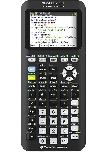 Instruments Tı-84 Plus Ce-T Python Hesap Makinesi Python Edition