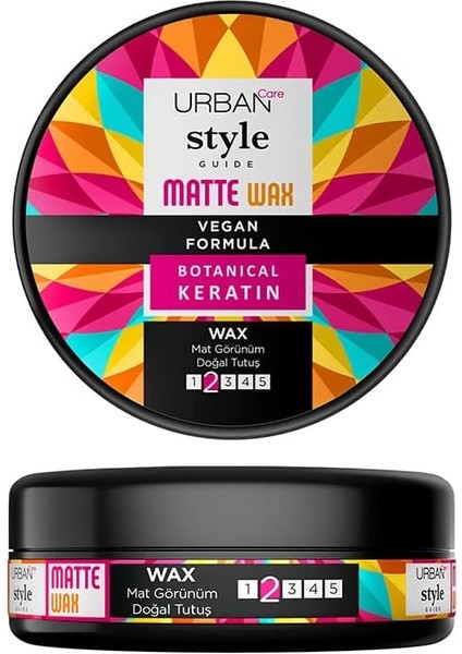 Care Style Guide Doğal ve Mat Görünüm Sağlayan Esnek Tutuşlu Wax 100 Ml- Vegan
