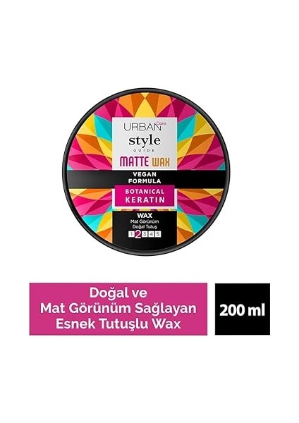 Care Style Guide Doğal ve Mat Görünüm Sağlayan Esnek Tutuşlu Wax 100 Ml- Vegan fiyatları