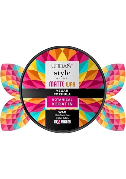 Care Style Guide Doğal ve Mat Görünüm Sağlayan Esnek Tutuşlu Wax 100 Ml- Vegan modelleri