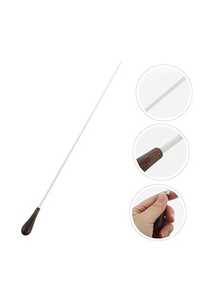 Gül Ağacı Sopası Senfoni Şefi Iletkenler Performans Konseri Müzikal Şefi Sopa Konser Için Müzik Sopası Koro I Şefliği Batonları Yedek Metal fırsatları