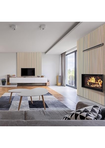 Akustik Paneller Ahşap Panel Desenli, Desenli Kutu (17 x 12 Cm) Meşe ve Ceviz Rengi Için fiyatları