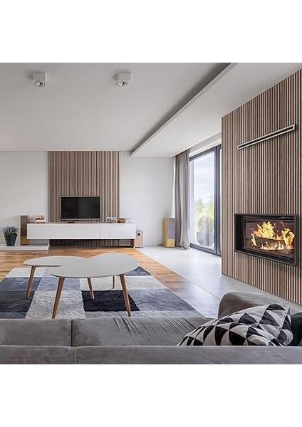 Akustik Paneller Ahşap Panel Desenli, Desenli Kutu (17 x 12 Cm) Meşe ve Ceviz Rengi Için modelleri