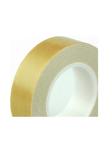 Çift ​​taraflı Yapışkanlı Montaj Bandı 2 mt x 19 mm | Ekstra Güçlü, Iz Bırakmaz, Dayanıklı Yapışkan Rulo Bant (Beyaz) indirimleri