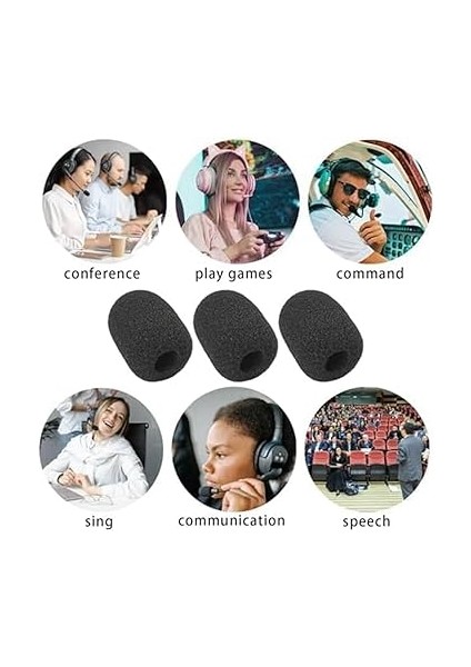 30 Paket Rüzgar Geçirmez Köpük Mikrofon Için Köpük Kapaklar, Mikrofon Için Mini Boyutlu Bandı Mikrofon Için fiyatları