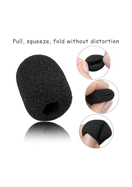 30 Paket Rüzgar Geçirmez Köpük Mikrofon Için Köpük Kapaklar, Mikrofon Için Mini Boyutlu Bandı Mikrofon Için modelleri