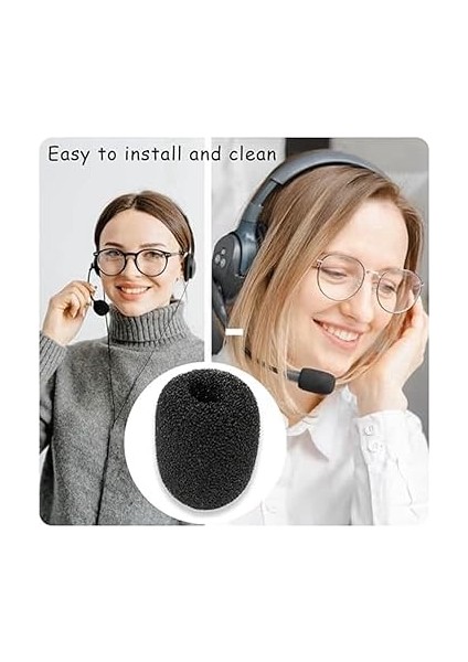 30 Paket Rüzgar Geçirmez Köpük Mikrofon Için Köpük Kapaklar, Mikrofon Için Mini Boyutlu Bandı Mikrofon Için indirimleri