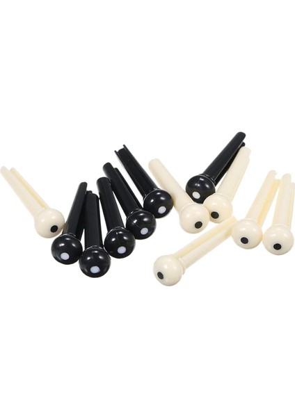 Akustik Gitar Köprü Pimi Köprü Eyeri ve Somun Tel Pimi Beyaz modelleri