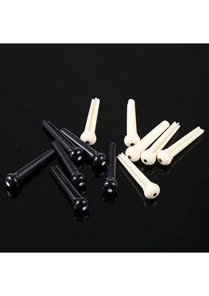 Akustik Gitar Köprü Pimi Köprü Eyeri ve Somun Tel Pimi Beyaz fırsatları