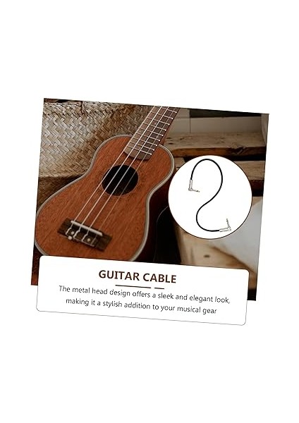 Gitar Ses Kablosu Gitar Teli Bas Amfi Kablosu Pvc Siyah Deri Black modelleri