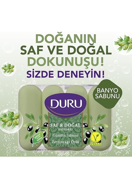 Saf&dogal Zeytinyağlı Sabun, 70 Gramx4 modelleri