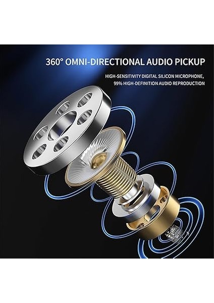Kablosuz Yaka Mikrofonu 3'ü 1 Arada Alıcı Cep Telefonu Için 360° Çok Yönlü Yaka Mikrofonu Gürültü Azaltma Type-C Android Alı Telefon Tablet ile Uyumlu Youtube Facebook Canlı Yayını modelleri