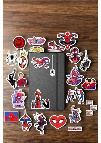 Major Selection Spiderman Sticker Paketi/bullet Journal Defter Çıkartma Ajanda Laptop Etiket, 8646549864156