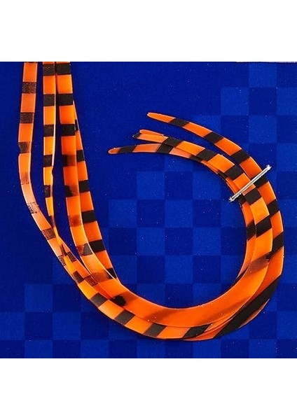 Craft Red Back Single Curly Tai Rubber Nectie Tmn-C&s #005 Orange Zebra modelleri