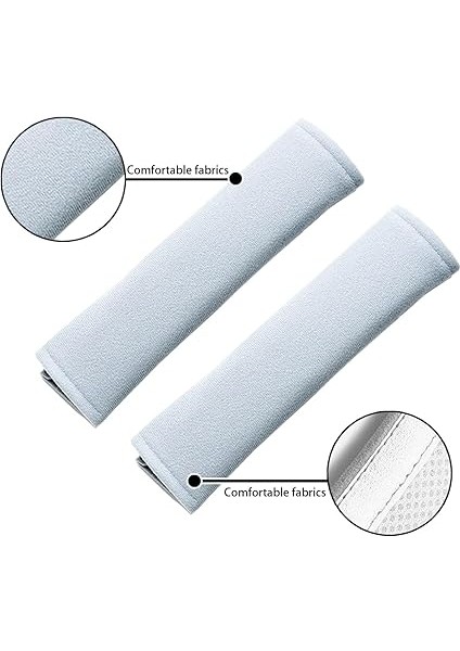 Oto Emniyet Kemeri Kılıfı, Daha Rahat Sürüş Için 2'li Paket Araç Emniyet Kemeri Omuz Pedi, Sırt Çantası El Çantası Kamera Kayışları Için Evrensel Yumuşak Koşum Pedi, Tüm Arabalarla Uyumlu fırsatları