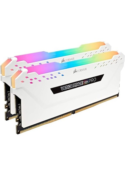 Vengeance Rgb Pro 16GB (2X8GB) 2666MHZ CL16 1.2V Ddr4 Ram, Beyaz (CMW16GX4M2A2666C16W) fiyatları