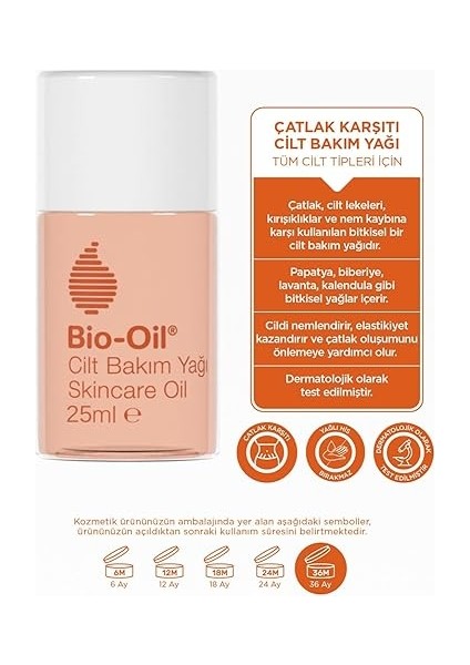 Çatlak Karşıtı & Leke Karşıtı Nemlendirici Cilt Bakım Yağı 25 ml modelleri