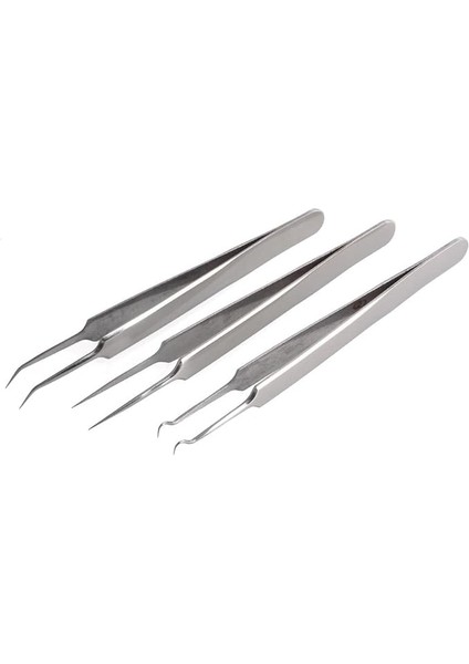 Paslanmaz Çelik Sivilce Akne Siyah Nokta Temizleme Cımbız 3lü