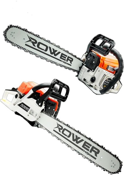 Rowermax 3hp 50CM 63CC Palalı 36 Diş Zincir Benzinli Testere Ağaç Kesme Motoru