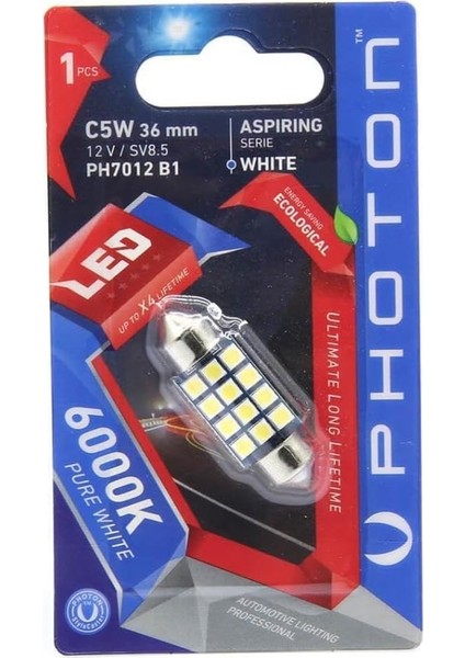 Sofit Beyaz LED 36MM Can-Bus PH7012