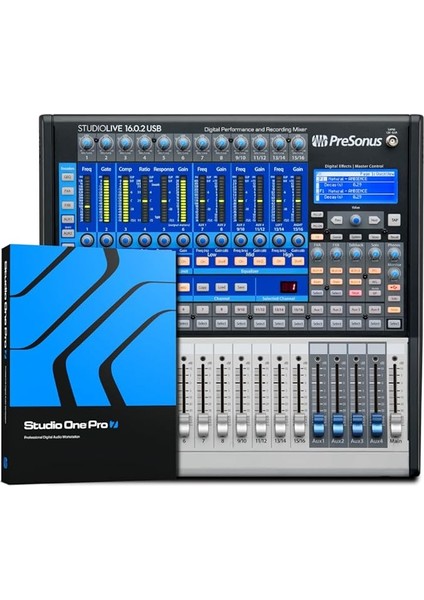 Studiolive 16.0.2 USB 16X2 Performans ve Kayıt Dijital Mikser