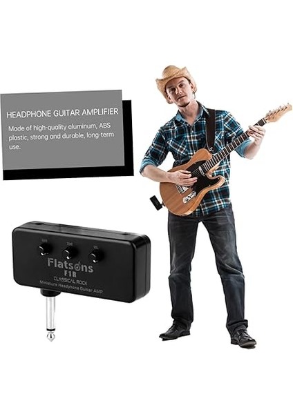 Taşınabilir Mini Cep Gitar Amfisi Mini Kulaklık Gitar Abs Plastik ve Şık modelleri