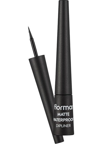 Matte Waterproof Yüksek Pigmentli & Mat Bitişli 001 Siyah Dipliner