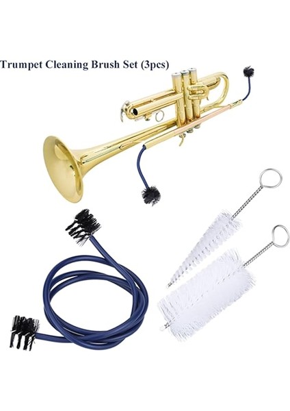 Trompet Temizleme Seti, Trompet Temizleme Fırçaları Seti Kiti Müzik Aleti Bakım Bakım Aksesuarı modelleri