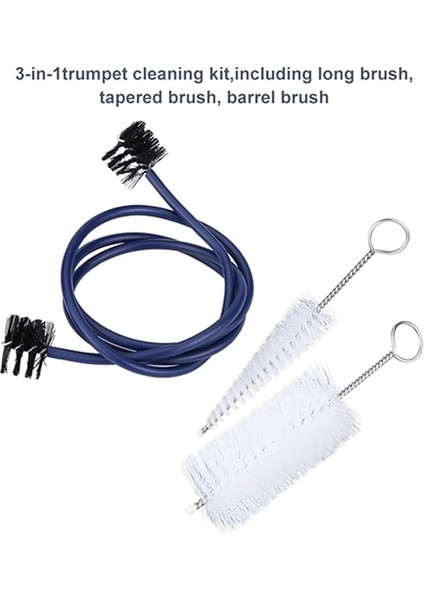 Trompet Temizleme Seti, Trompet Temizleme Fırçaları Seti Kiti Müzik Aleti Bakım Bakım Aksesuarı fırsatları