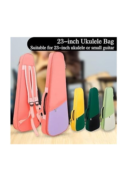 Inç Ukulele Ukulele Uke Çanta Sırt Çantası Kılıf Basit Stil Dayanıklı Pamuk Ukulele Küçük Gitar Için Ayarlanabilir Omuz Askısı ile Kalınlaşmak Dolgu Doomun modelleri