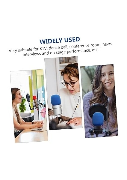 10 Adet Mikrofon Sünger Kapağı Mikrofon Süngeri Ktv Mikrofon Kapakları Mikrofon Rüzgar Koruması Ön Camlar Pop Çoklu Boru Sünger Için Dayanıklı Koruyucu Dayanıklı Mikrofon Kapakları indirimleri