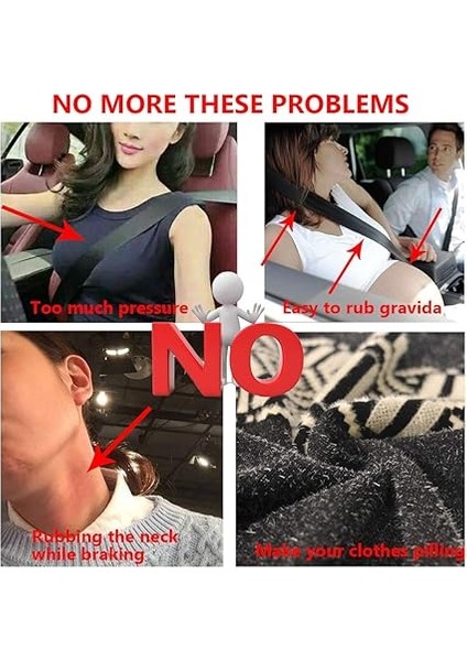 Araba Emniyet Kemeri Kılıfı Pedi, 2'li Paket Yumuşak Araç Emniyet Emniyet Kemeri Kayışı Omuz Pedi, Yetişkinler ve Çocuklar Için, Araba Emniyet Kemeri, Sırt Çantası, Omuz Çantası, Araçlar Için indirimleri