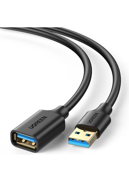USB 3.0 Uzatma Kablosu, 2 Metre, Siyah