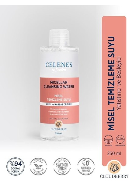Cloudberry Misel Temizleme Suyu Kuru ve Hassas Ciltler (250 Ml) fiyatları