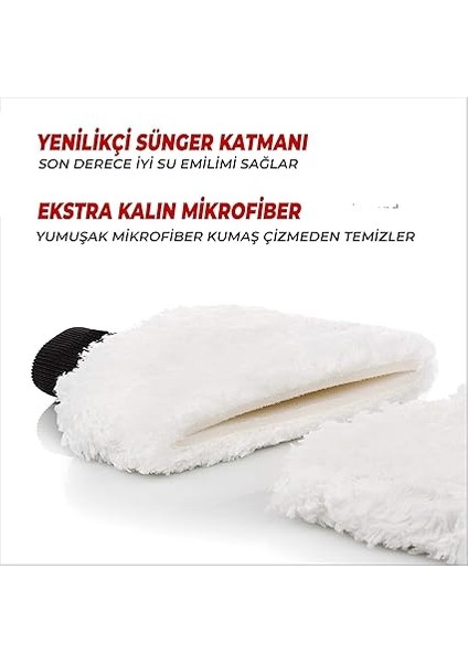 - Lüks Mikrofiber Oto Yıkama Eldiveni ve Araç Pasta Cila Eldiveni - Ekstra Kalın Araba Yıkama ve Temizlik Eldiveni fiyatları
