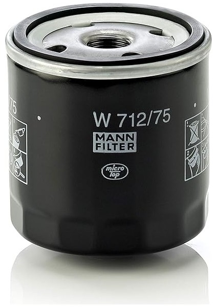 W 712/75 Yağ Filtresi (Opel) modelleri