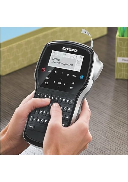 Label Manager 280P, Elde Taşınır Pc Bağlantılı ve Şarj Edilebilir Etiketleme Makinesi (6/9/12 mm D1 Şeritlerle Uyumlu Kullanım) - S0968920 modelleri