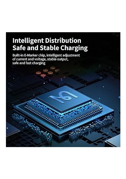 Ca 3681 240W Type C To Type C Şarj Kablosu, Siyah 2 M indirimleri