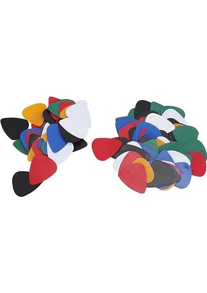 100 Adet Plastik Renkli Gitar Seçim Seti, 0.46MM Kalınlık, Sıcak Ton, Gitar Çalmak Için Pürüzsüz Strumming fiyatları