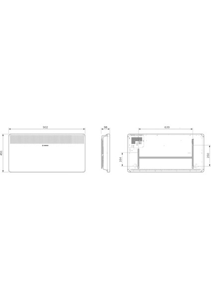 Thermotechnik Elektrikli Konvektör Isıtıcı Hc 4000-25, Beyaz fırsatları