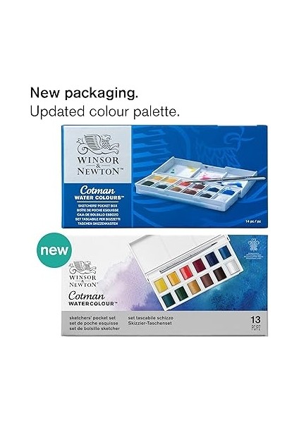 & Newton Cotman Sketchers Pocket Box 1/2 Tablet 12LI Sulu Boya fiyatları