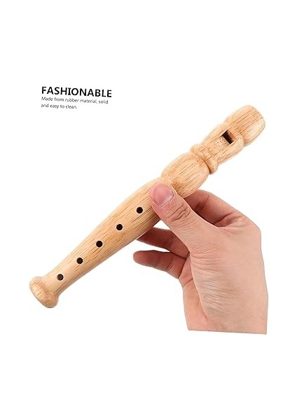 Çocuklar Için Müzik Aletleri Ahşap Kaydedici Çocuklar Için Klarnet Altı Delikli Melodili Uzun Ömürlülük Için Güvenli ve Pratik fırsatları