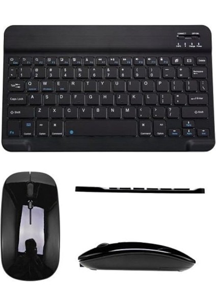 10.nesil 64GB 10.9" Tablet Için Uyumlu Slim Şarjlı Bluetooth Klavye ve Mouse Seti fırsatları