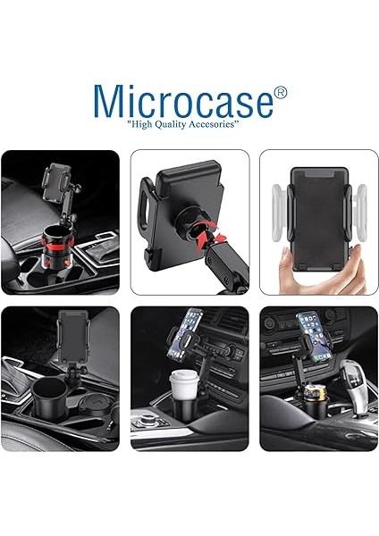 Araç Içi Bardaklıktan Monte 2in1 Bardak ve Telefon Tutucu 30 cm - AL3488 fırsatları