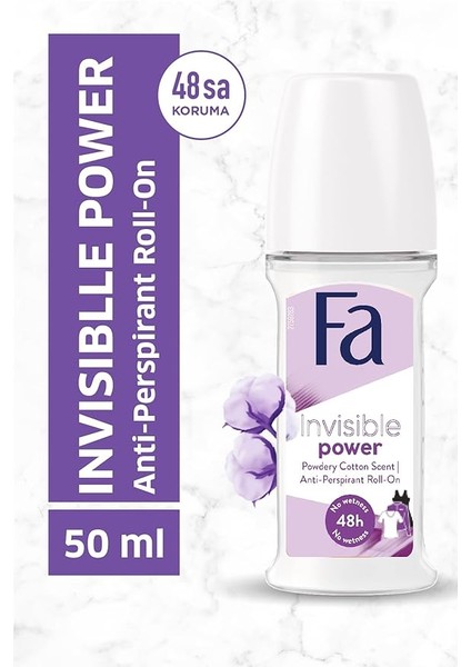 Invisible Power Kadın Terleme Karşıtı Roll-On 50 ml 1 Adet modelleri